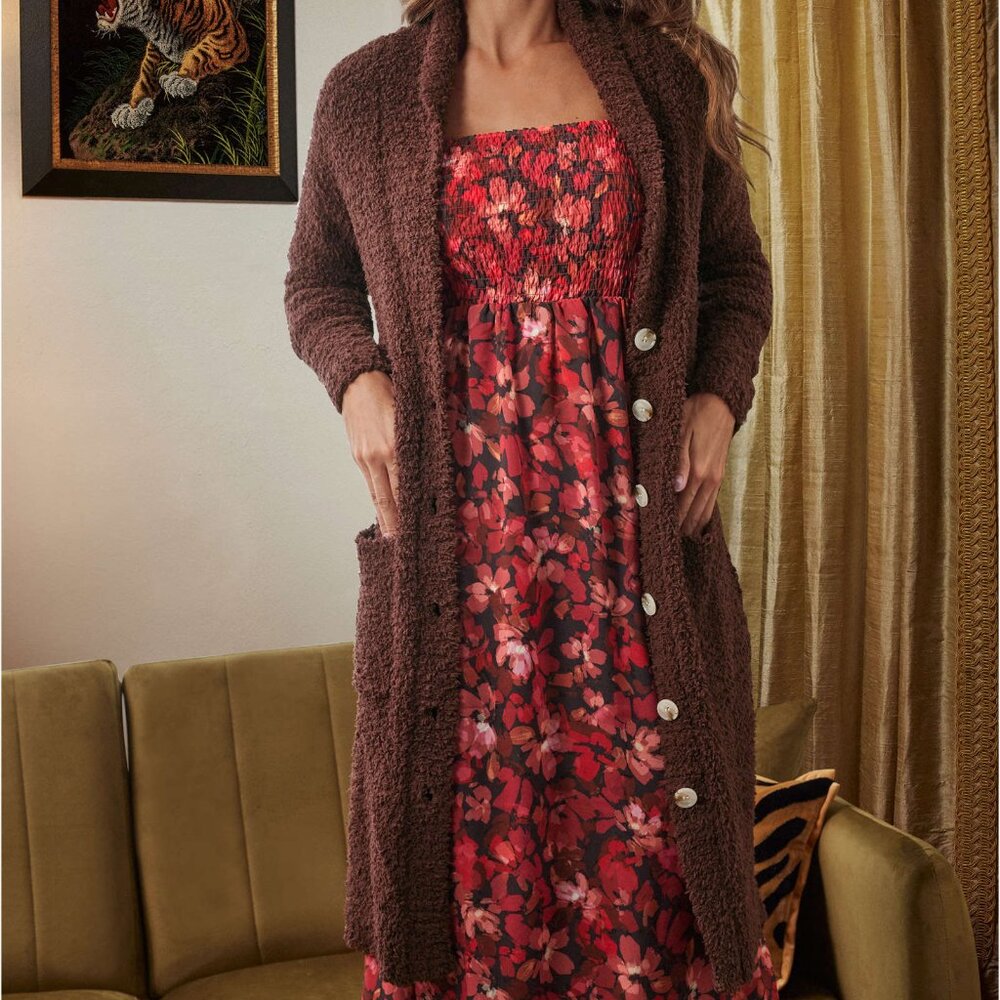 Teddy Duster in Bitter Chocolate by Venus Size Medium